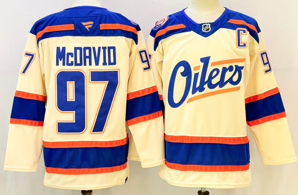 NHL Edmonton Oilers Jersey Bege