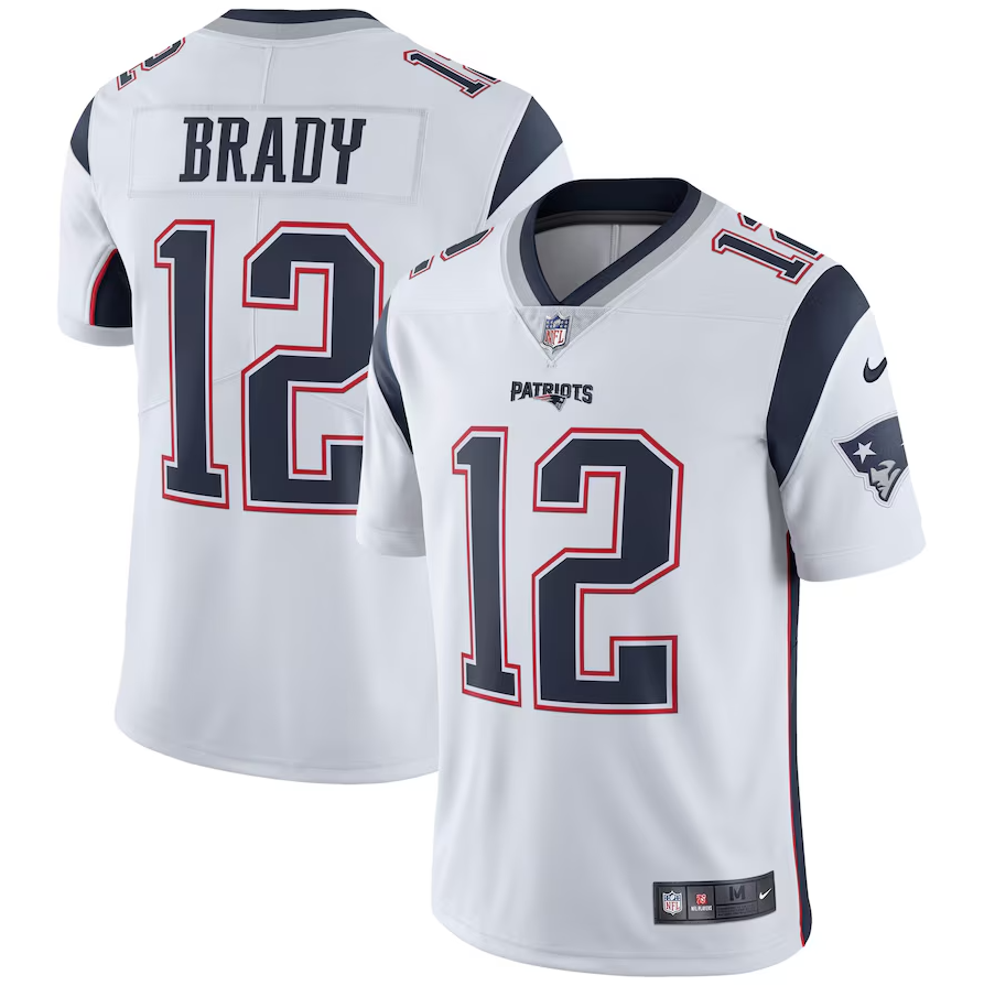 NFL New England Patriots Vapor Limited Jersey Brady White