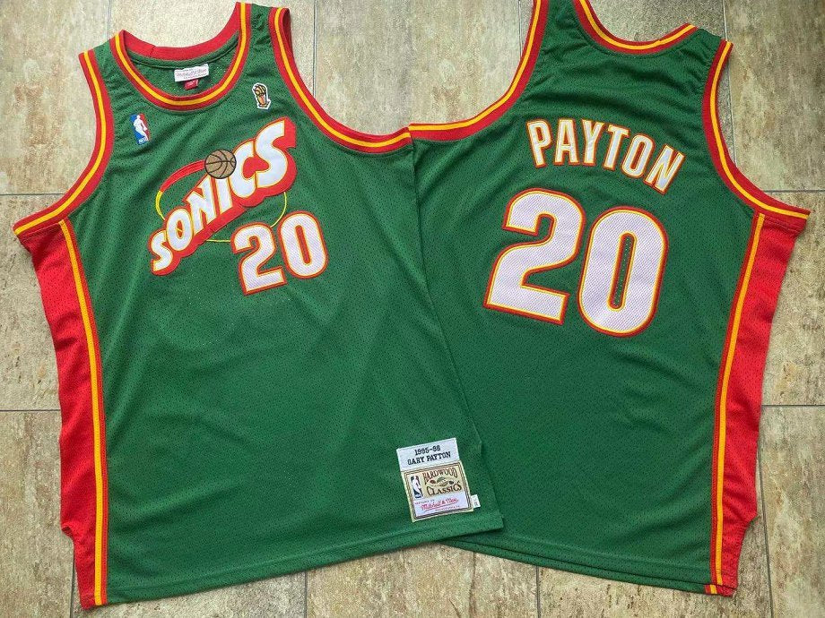 Jersey Authentic Seattle Supersonics Shawn Kemp 1995/96