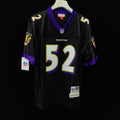 Jersey Baltimore Ravens Mitchell & Ness Throwback Black