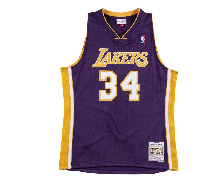 Jersey Swingman Los Angeles Lakers Mitchell & Ness Purple Hardwood Classics 1999/00
