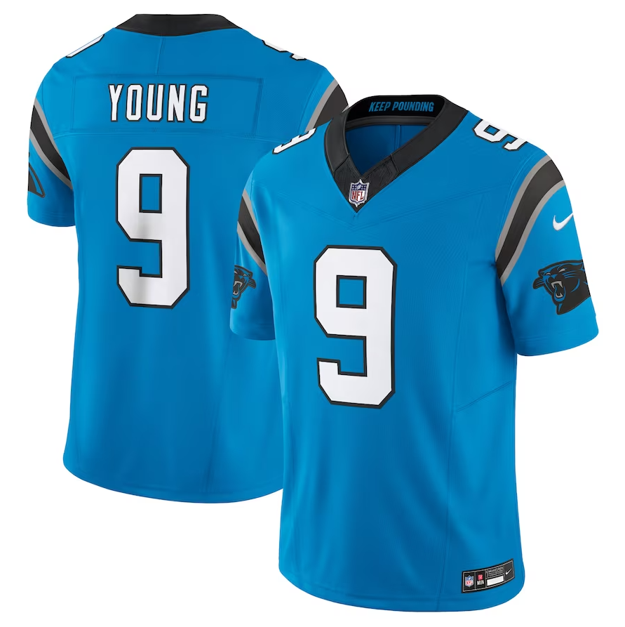 NFL Carolina Panthers Vapor F.U.S.E. Limited Jersey Blue