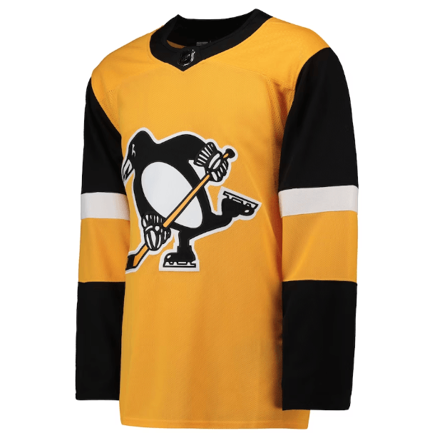 Jersey Pittsburgh Penguins Yellow
