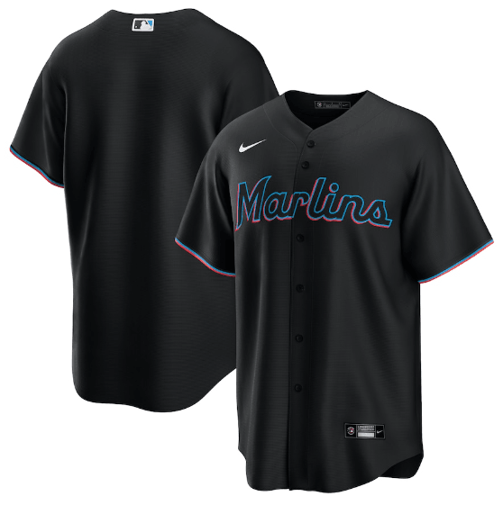 Jersey Miami Marlins Black Fan